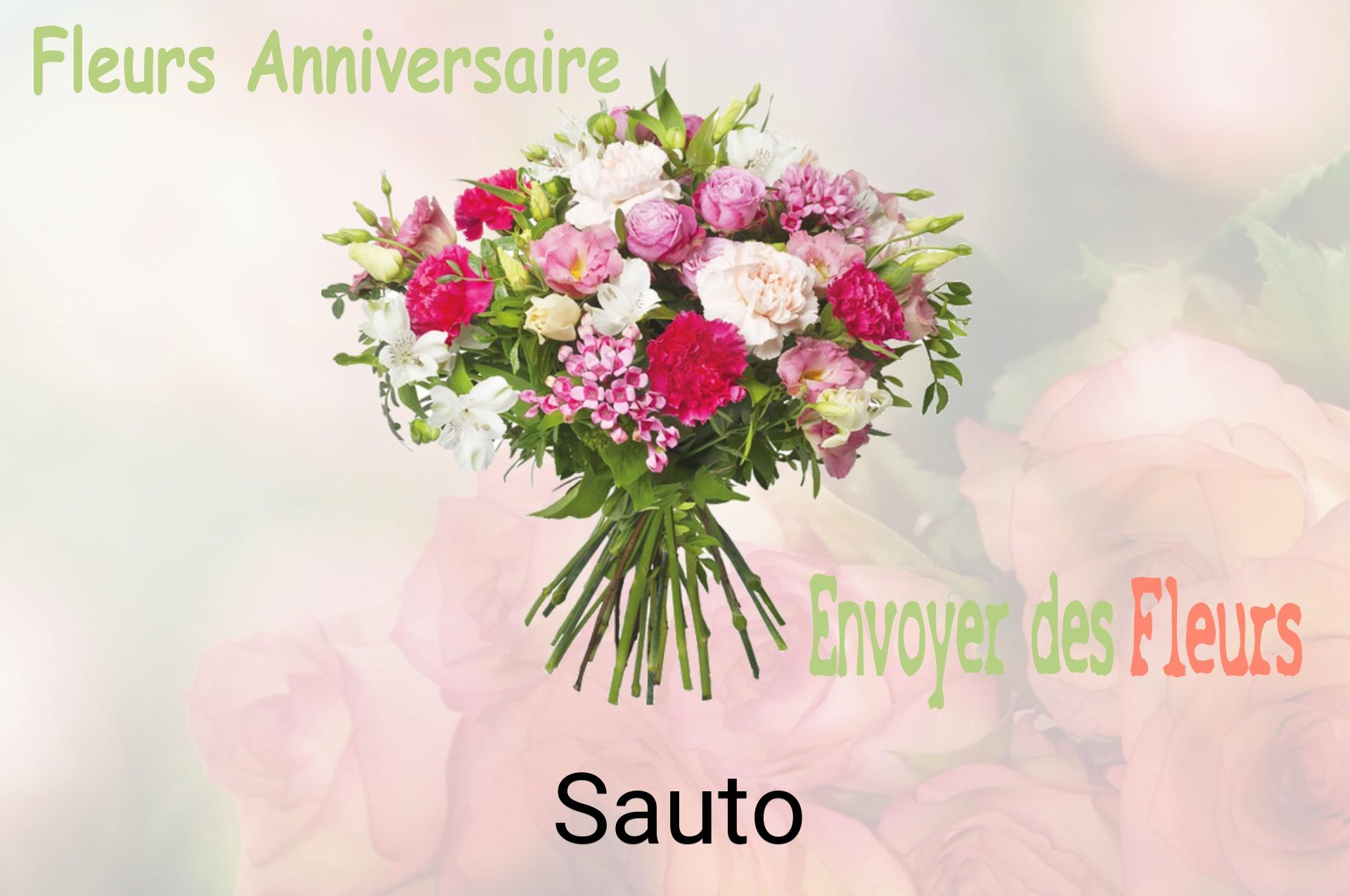 Bouquet de fleurs d’anniversaire livré à Sauto